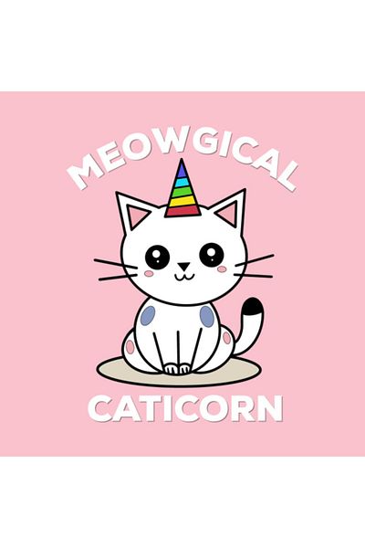 Pixxa كوب Meowgical Caticorn Cat Unicorn Kittycorn