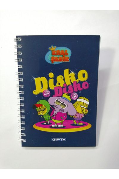Gıpta Kral Şakir Notebook- A6- 80yp- Striped / Disco (6014-1)