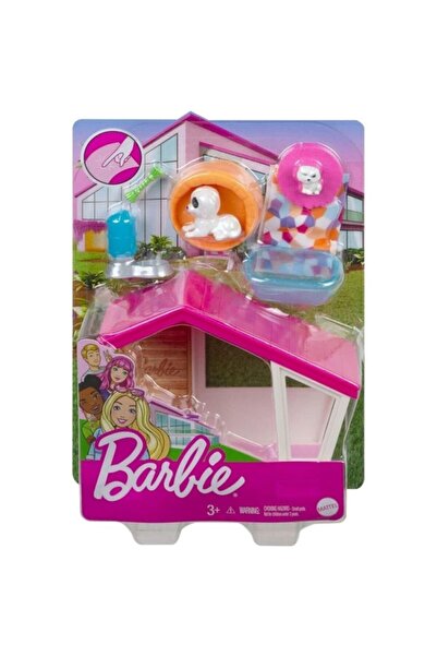 Barbie Barbie'nin Ev Dekorasyonu Oyun Setleri Köpek Kulübesi - Grg78