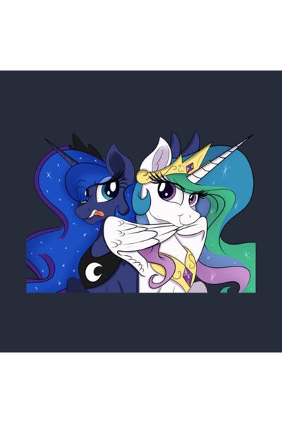 Pixxa Silly Luna And Celestia Kupa Bardak