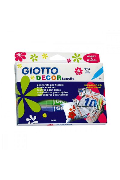 Giotto Decor 6 Colors Textile Pencil