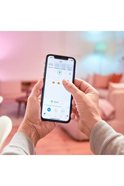 Wiz 40 Watt Yellow and White Ambiance Smart Bulb - E14 Thin Cap - 470 Lumen