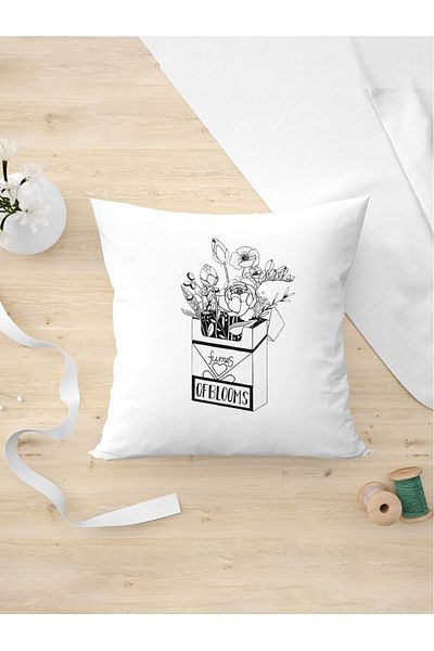 Panorama Ajans Διασκεδαστική θήκη μαξιλαριού σε κουτί Rose Flower Special Design