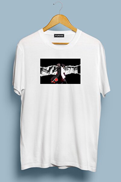 FUWEAR Cotton Oversize Itachi and Sasuke & Anime Naruto Printed T-Shirt