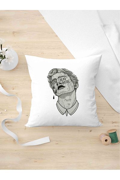 Panorama Ajans Μαξιλαροθήκη δώρου Dead Inside Design Gothic