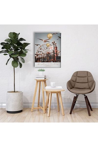 Desenlio Amusement Park Canvas Painting