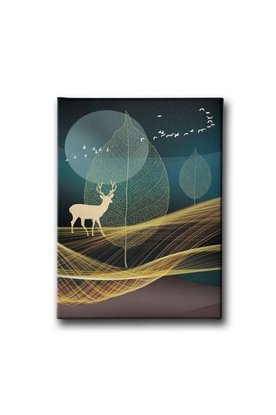Desenlio Pictură pe pânză Golden Deer