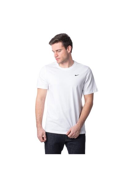 Nike Erkek Beyaz Kısa Kollu Tshirt Bv0507-0100 Sports White