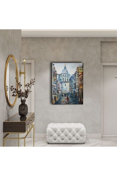 Desenlio Galata Oil Paint Canvas Painting