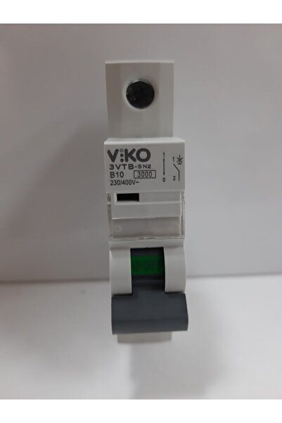 VİKO Monofaze 1 X 10 Amper B Tipi Otomatik Sigorta 3ka