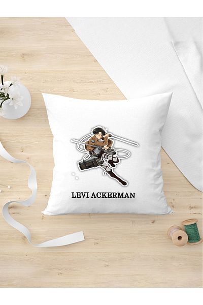 Panorama Ajans Bestiee Levi Ackerman Anime Design Pillow Case
