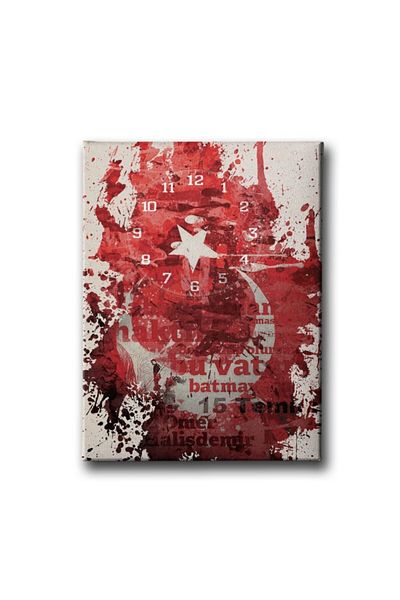 Desenlio Fermanlı Ottoman State Coat of Arms Canvas Painting
