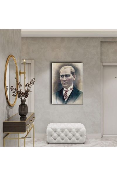 Desenlio Ataturk Portrait Canvas Painting