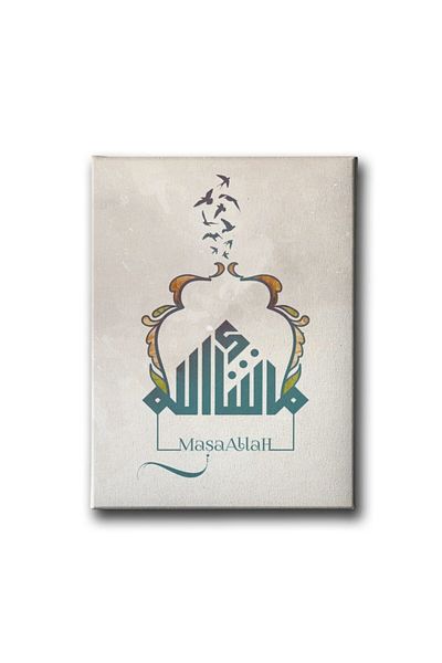 Desenlio Mashallah Religious Canvas Painting