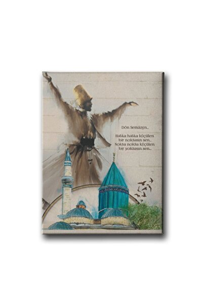 Desenlio Turba Mevlana și pictura Semazen