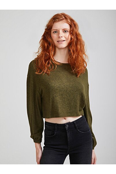 Ltb Hanorac verde cu mânecă lungă