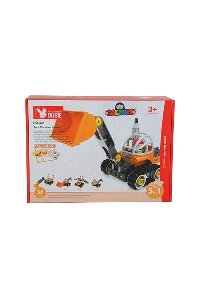 Wange لعبة Dubie Work Vehicles 5in1 431 (+5 بطاقات) 38 قطعة Lego Gal-431