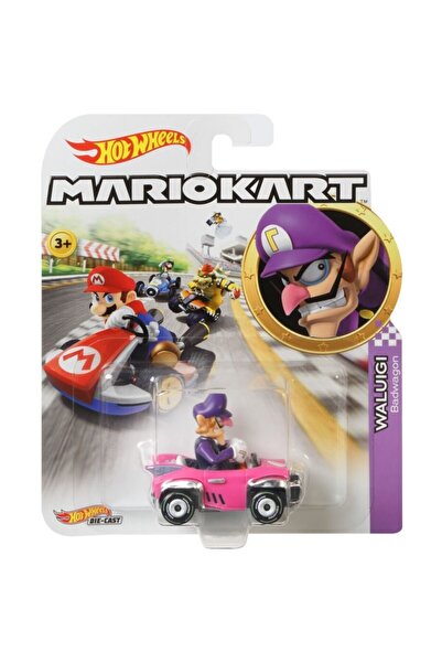 HOT WHEELS Orjinal Mario Kart Arabalar Waluıgı Bedwagon Gjh54 Hotwheels Mario...