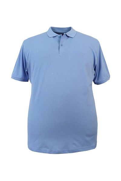 rugatchi Tricou oversize pentru bărbați, cu gât polo, uni piqué