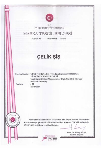 GÖNEN ÇELİK Kömür Köz Mangal Soba Maşası 50 Cm Boyu