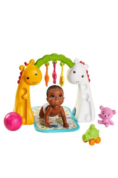 Barbie Bebek Bakıcısı Özellikli Minik - Emekleme Ve Oyun Zamanı Ghv85