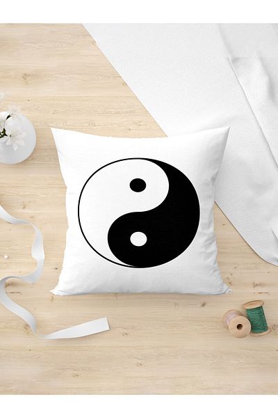 Panorama Ajans Μαξιλαροθήκη με σχέδιο δώρου Yin-yang
