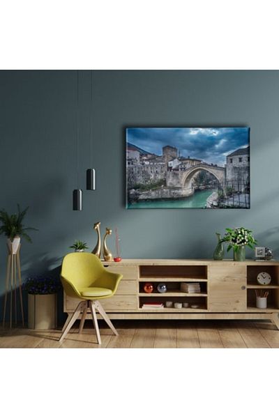 Desenlio Pictură pe pânză Mostar Bridge