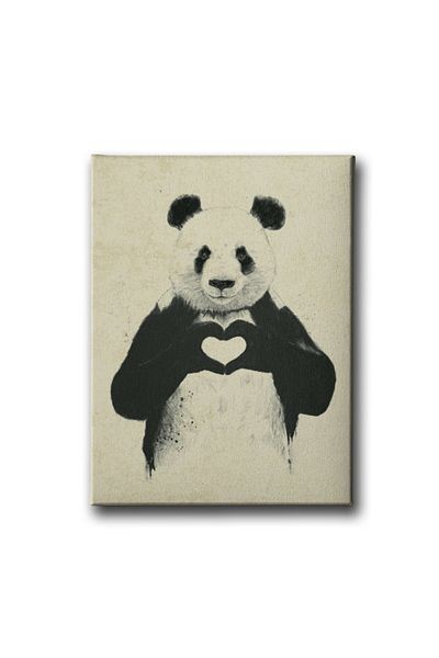 Desenlio Pictură pe pânză Panda