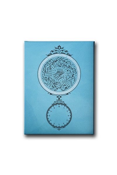 Desenlio Tablou cu ceas Evil Eye Verse