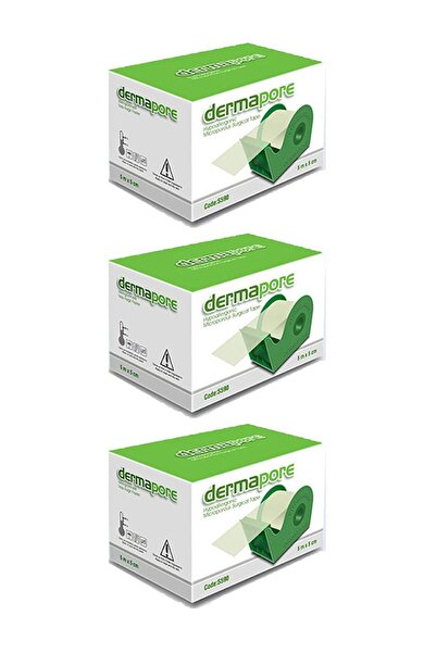 Dermapore Hipoalerjenik Tıbbi Kağıt Flaster 5x5 Cm 3 Adet