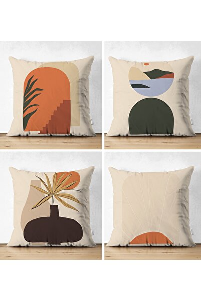 Realhomes Set de huse de perne din piele întoarsă, cu 4 piese, cu design spec...