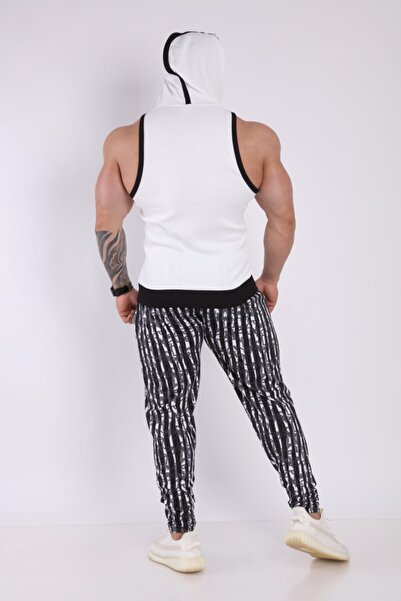 Big Sam Hooded Sleeveless Fitness T-shirt 2280