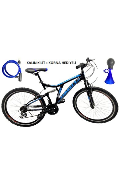 UMUT BİSİKLET 26 Jant Umut Çift Amortisör W Jant Shimano Mekanizma Mavi Renk ...
