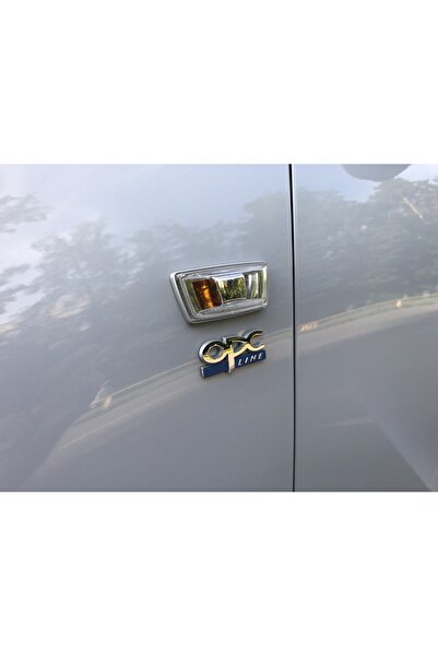 GARDENAUTO Opel Insignia 2009-2016 Opc Line Amblem Krom Çamurluk Logosu 2 Adet