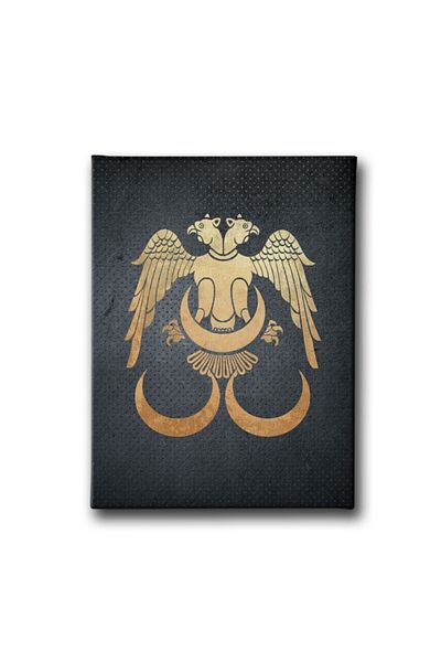Desenlio Double Headed Eagle - Three Crescents Canvas Print