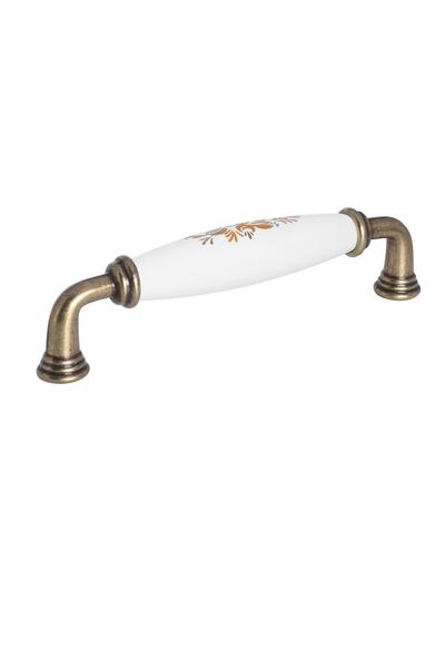 Porcellana Perla Porselen Kulp Dolap Çekmece Mobilya Kulbu Yakut 128mm-antiks...