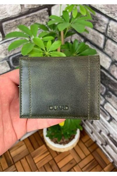 GUARD Manimal Antique Green Leather Men's Wallet