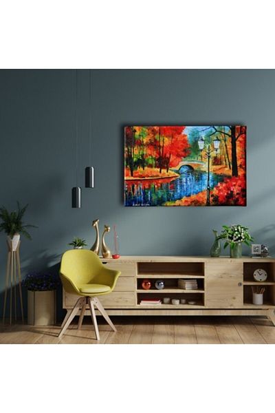 Desenlio Autumn Oil Painting Canvas Print