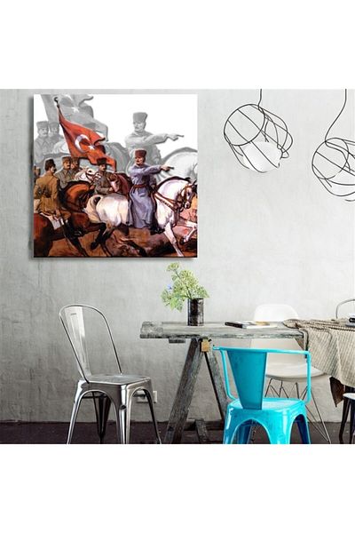 Desenlio Atatürk Canvas Painting