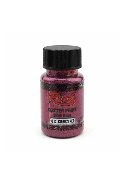 Rich Glitter Paint Simli Boya 50 cc. 9012 KIRMIZI