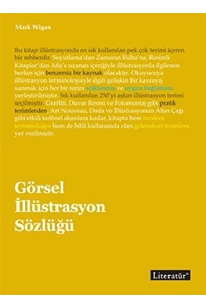 Literatür Yayıncılık Visual Dictionary of Illustration - - Book by Mark Wigan