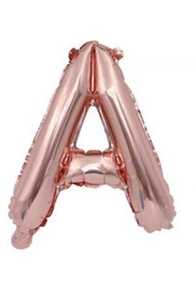 kidspartim بالون من رقائق الذهب الوردي بحرف 40 إنك 100 سم