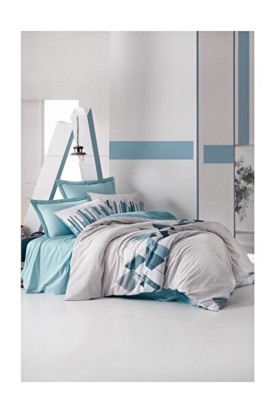 Cotton Box Mode Line Çift Kişilik Nevresim Takımı Nesto Petrol