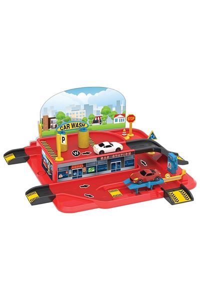 DEDE Toy Single Storey Garage Play Set 03066