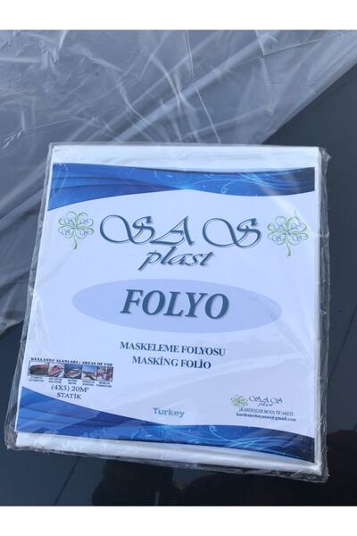 Sas Plast Hışır Boya Örtüsü 4x5 M.-araç Koruma Naylonu