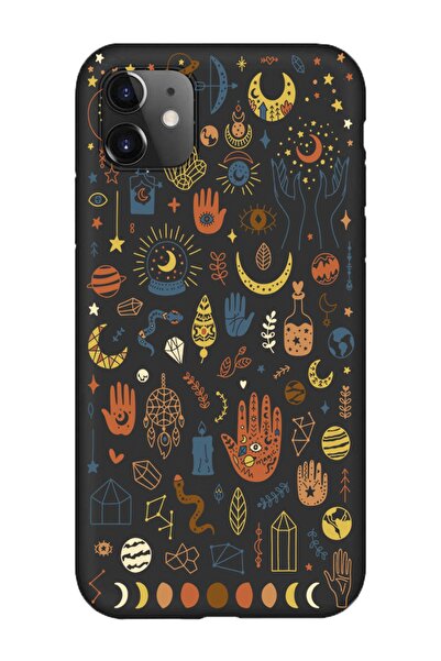 shoptocase Iphone 11 Uyumlu Astroloji Ve Meditasyon Desenli Premium Lansman K...