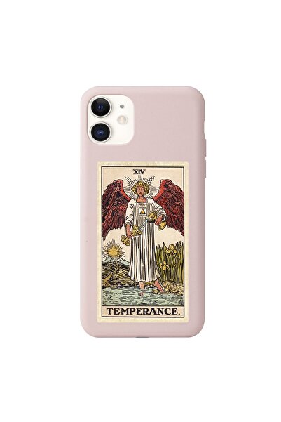 shoptocase Iphone 11 Uyumlu Temperance Tarot Kartı Desenli Premium Lansman Kılıf
