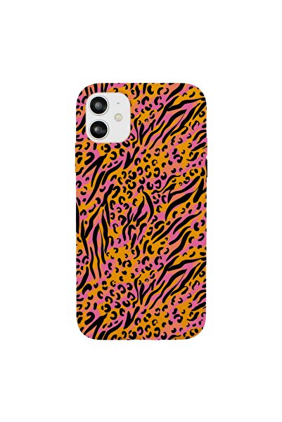 shoptocase Iphone 11 Uyumlu Kırmızı Zebra Desenli Premium Lansman Kılıf