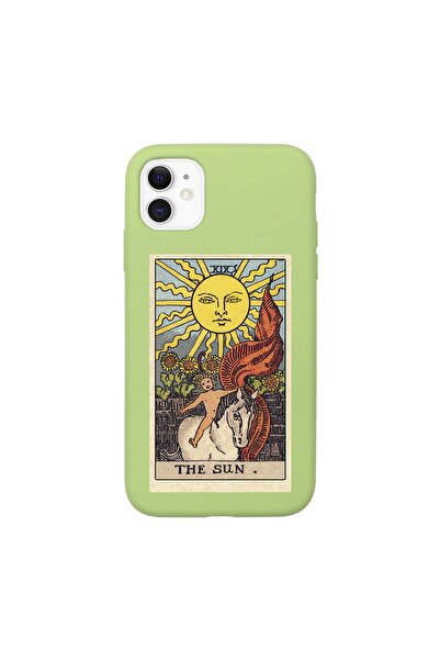 shoptocase Iphone 11 Uyumlu The Sun Tarot Kartı Desenli Premium Lansman Kılıf