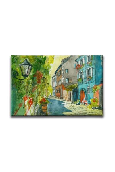 Desenlio Šarene ulične akvarel slike